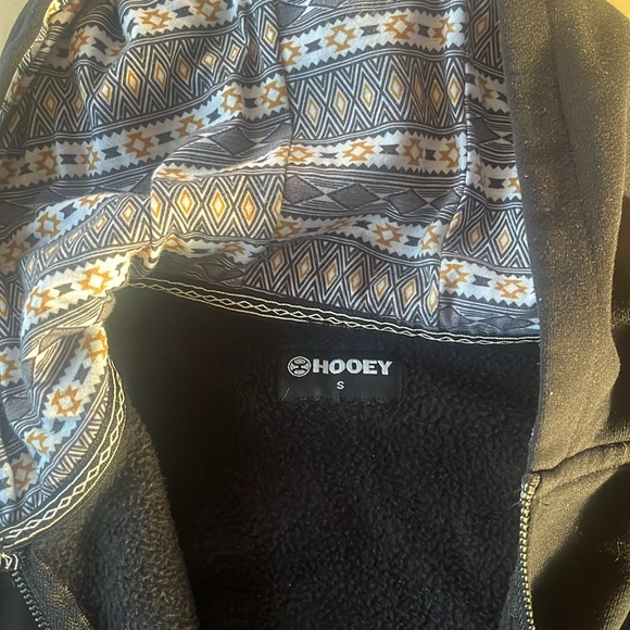 Hooey Diamond Fleece Hoodie 3/4 Sleeve Adult Small - Picture 3 of 3